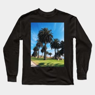 Bright Sunny Palm Trees in SoCal Long Sleeve T-Shirt